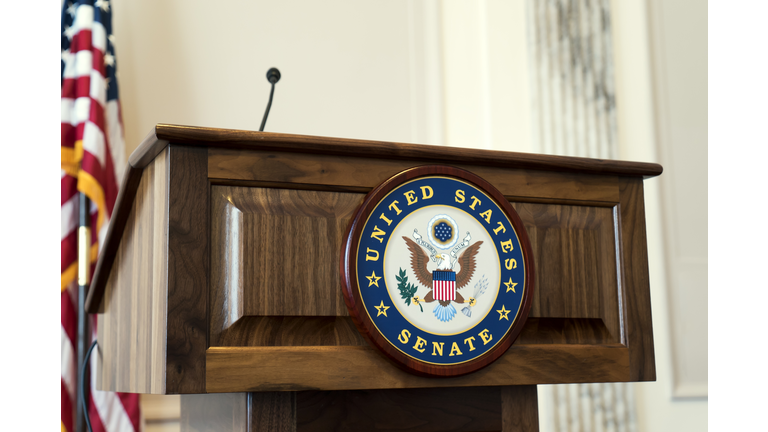 United States Senate Podium at Capitol Hill