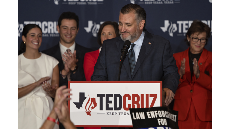 Senator Ted Cruz Holds Election Night Event In Houston, Texas