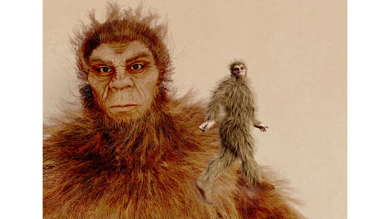 Bigfoot, conceptual illustration