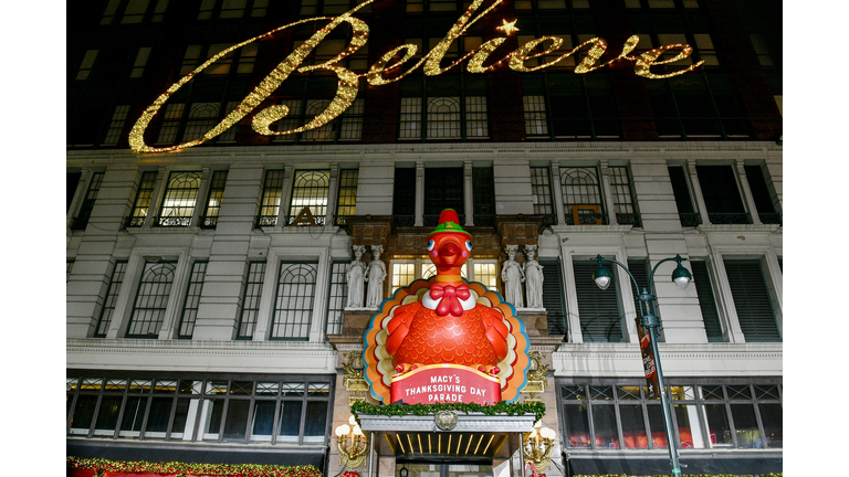 Celebrity And Performance Groups Rehearse At Herald Square In Preparation For The 94th Annual Macy's Thanksgiving Day Parade®