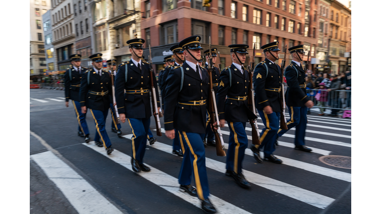 Veteran's Day Parade Held In New York City