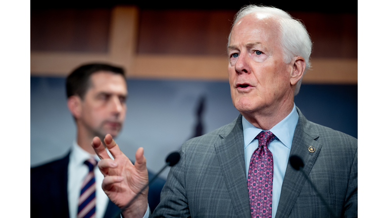 Sen. Cotton Holds Capitol Hill Press Conference To Discuss Ongoing College Campus Protests