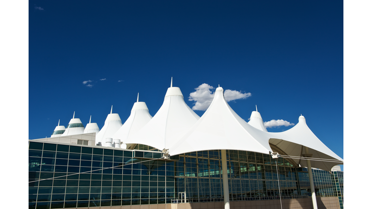 Modern architecture at Denver airport