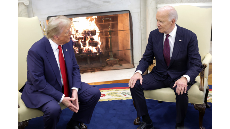 Pesident Biden Meets With President-Elect Donald Trump At White House