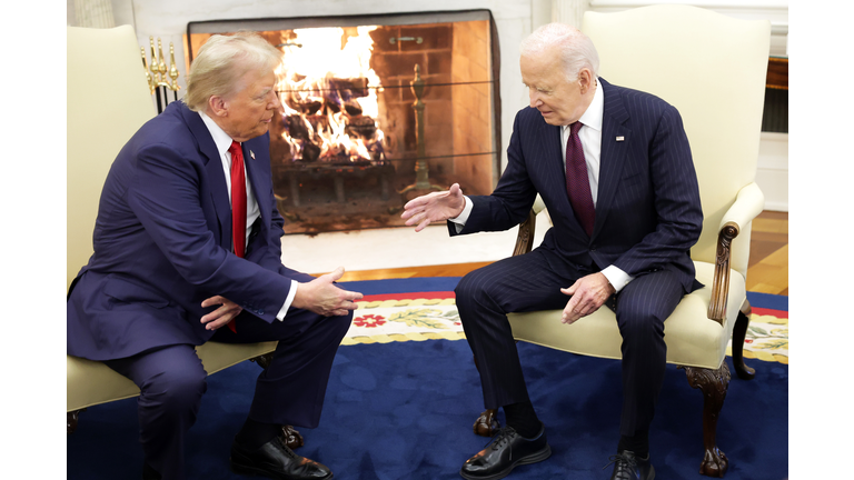 President-Elect Donald Trump Meets With Biden, Congressional Leaders In Washington