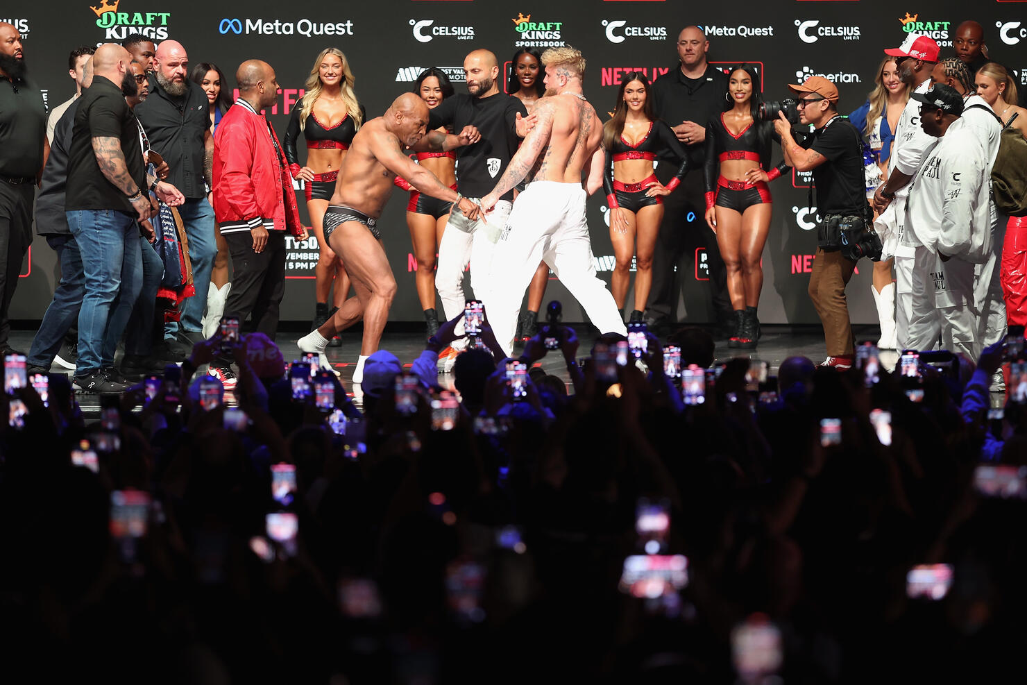 Mike Tyson v Jake Paul - Weigh-in