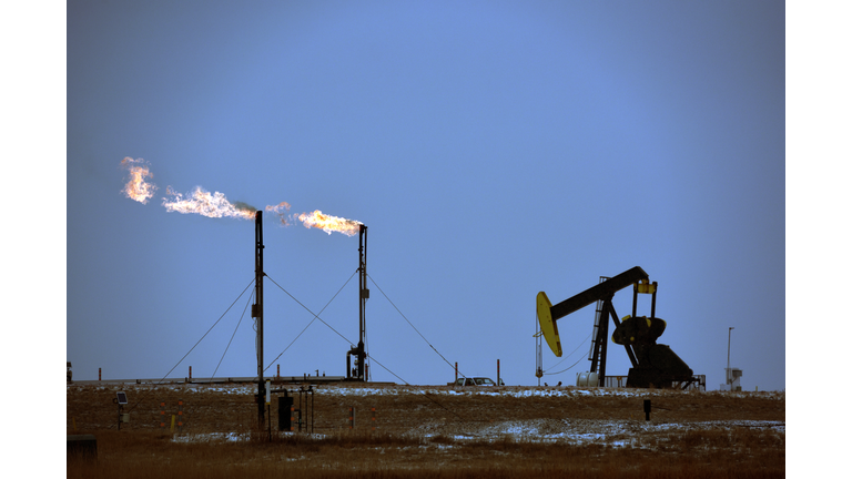 Pumpjack at Williston, North Dakota, USA