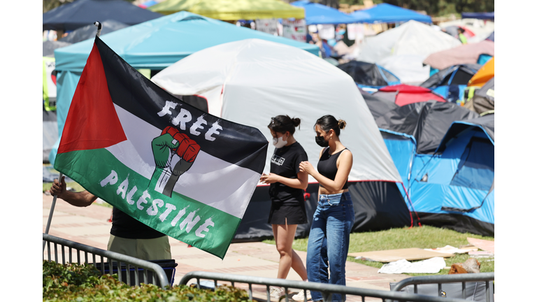 Protests In Support Of Palestine Continue On UCLA Campus