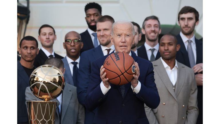 NBA Champion Boston Celtics Visit The White House