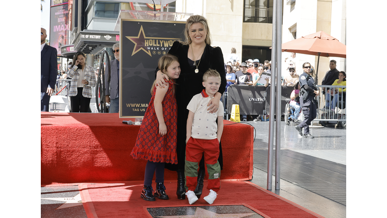 Kelly Clarkson Honored With Star On The Hollywood Walk Of Fame