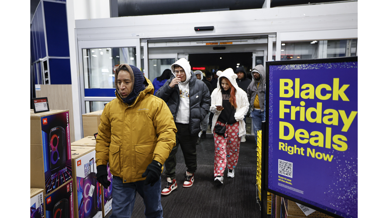 Shoppers Look For Deals On Black Friday As Holiday Shopping Season Begins