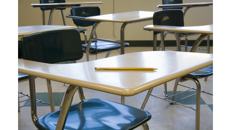 An empty classroom