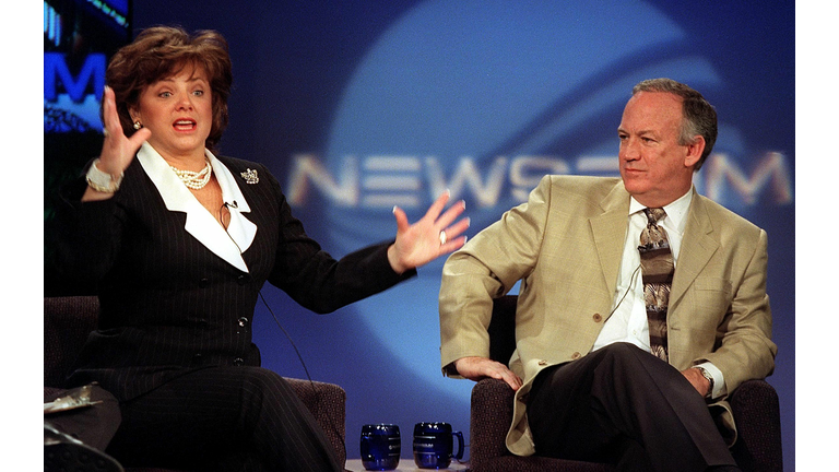 John (R) and Patsy Ramsey, whose daughter JonBenet