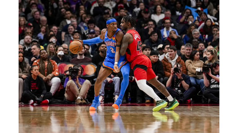 Oklahoma City Thunder v Toronto Raptors