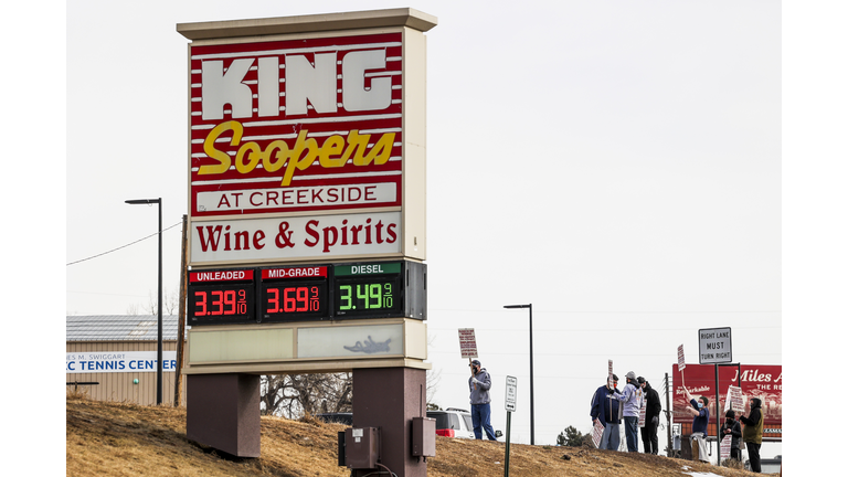 Workers At Grocery Chain King Soopers Go On Strike