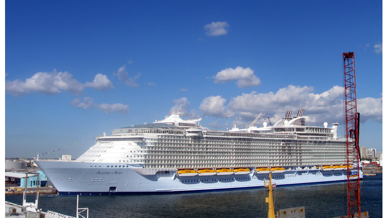 This photo shows the ship Allure of the