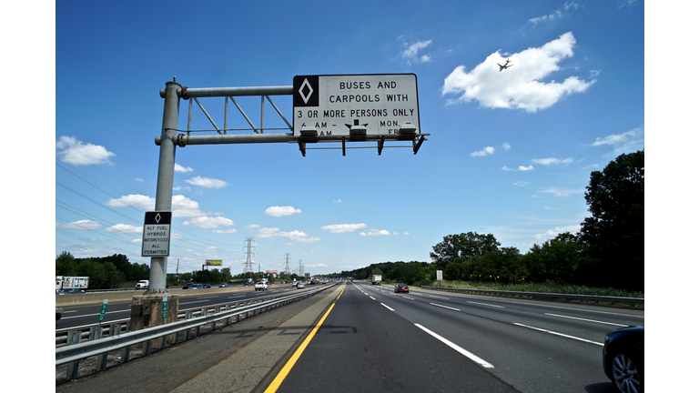 HOV Lane Sign