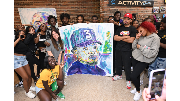 Chance the Rapper Stops By Raising Cane's In Wrigleyville, Receives $100K Donation From Raising Cane's For His Charity SocialWorks