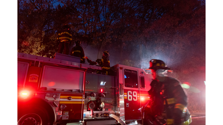 Brush Fire Breaks Out In Harlem As Drought Conditions Persist In New York City