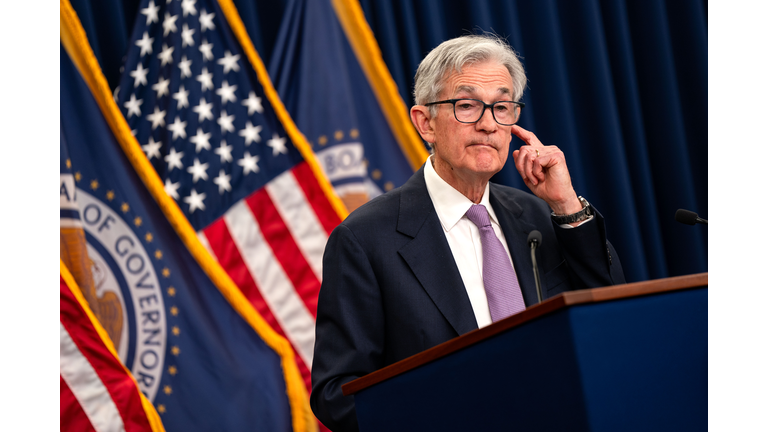 Federal Reserve Chair Jerome Powell Holds His Monthly Press Conference