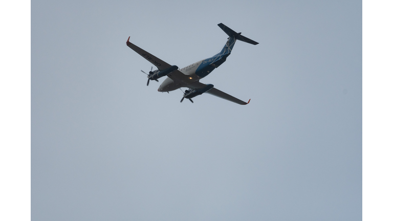 Beech King Air 350ER propeller plane in Zurich in Switzerland