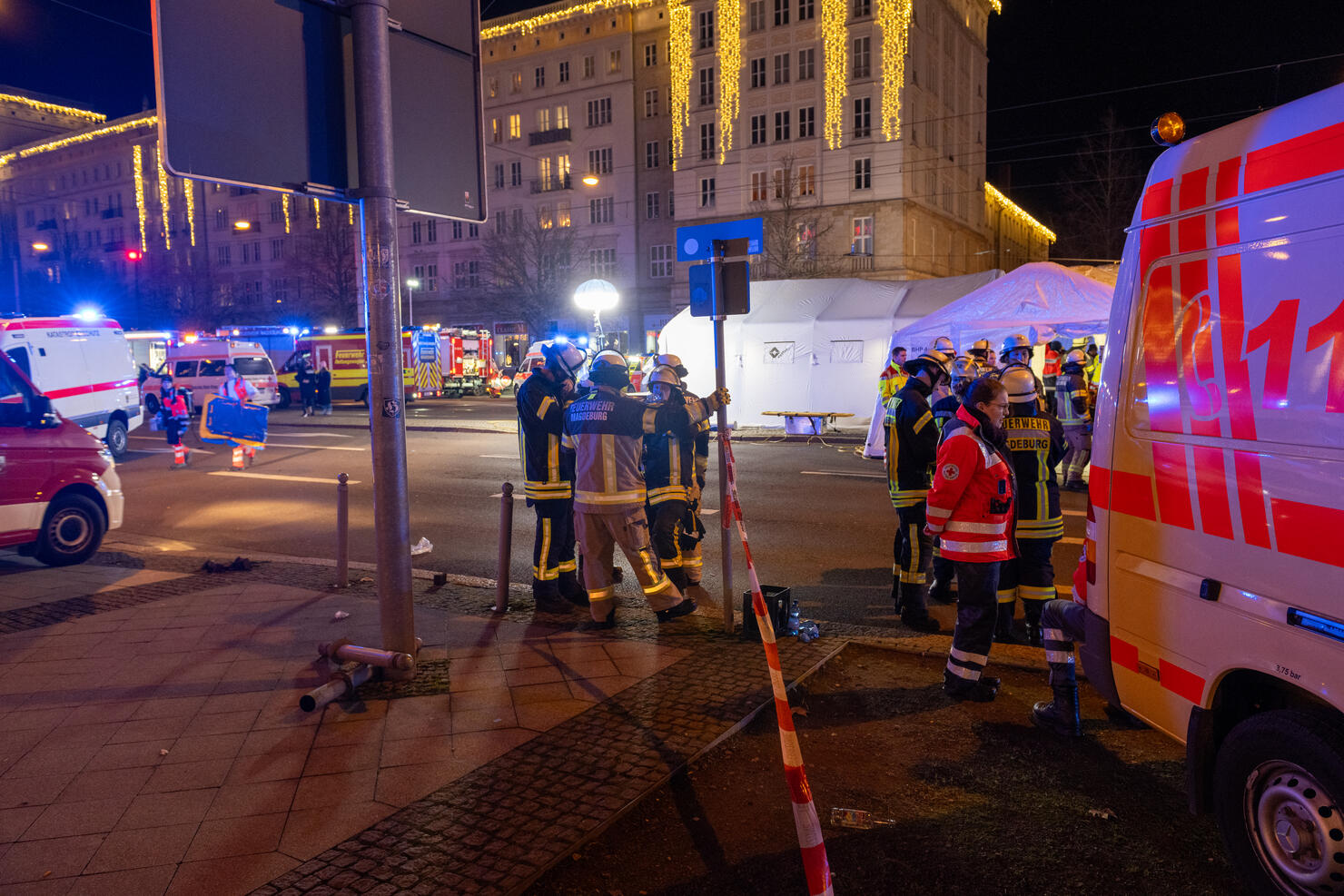 At Least One Dead And Dozens Injured After Car Plows Into Magdeburg Christmas Market