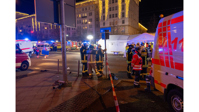 At Least One Dead And Dozens Injured After Car Plows Into Magdeburg Christmas Market