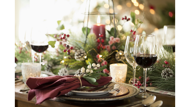 Christmas Holiday Dining Table