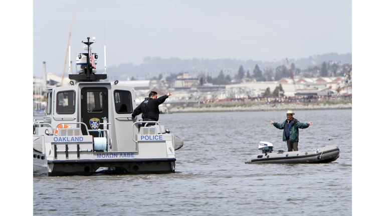 Oakland Police Continue To Examine The Scene Of Deadly Shooting That Killed Seven