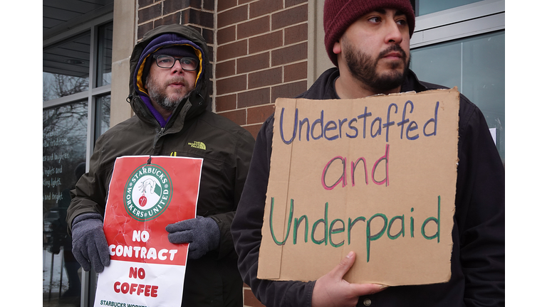 Starbucks Baristas Organize Strike In Three Cities