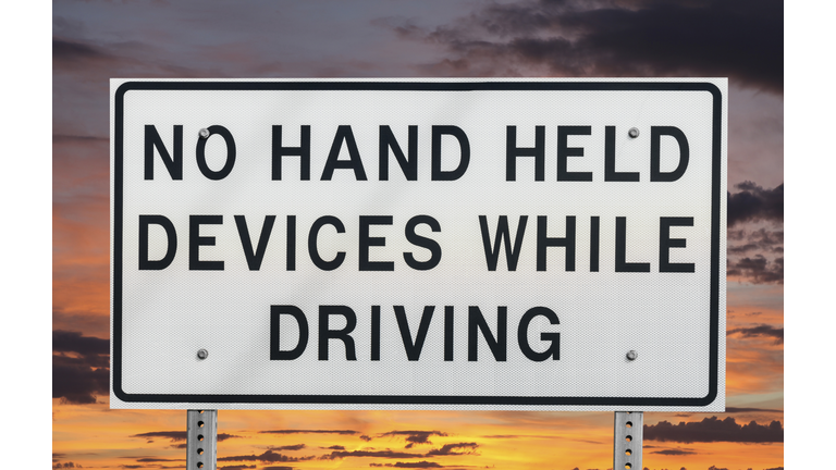 No Hand Held Devices While Driving