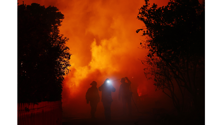 Powerful Winds Fuel Multiple Fires Across Los Angeles Area