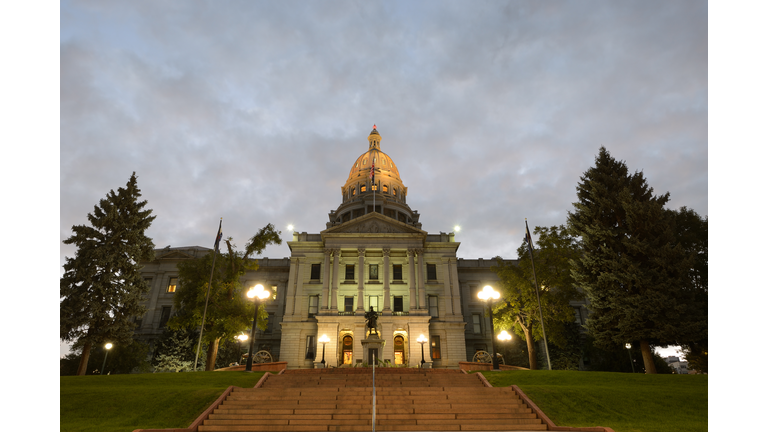 Colorado State Capitol at Dawn