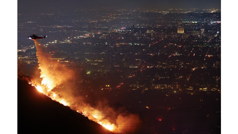 Powerful Winds Fuel Multiple Fires Across Los Angeles Area