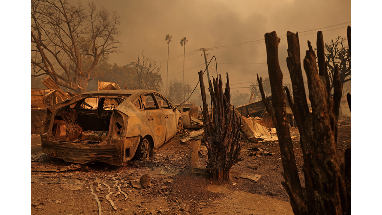 Powerful Winds Fuel Multiple Fires Across Los Angeles Area