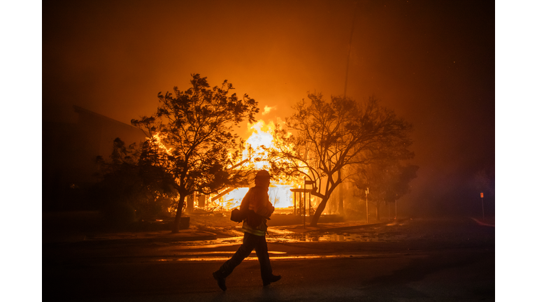 Powerful Winds Fuel Multiple Fires Across Los Angeles Area