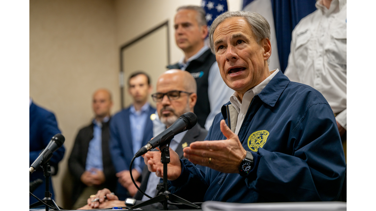 Governor Abbott Holds News Conference On Winter Weather Moving Through Texas