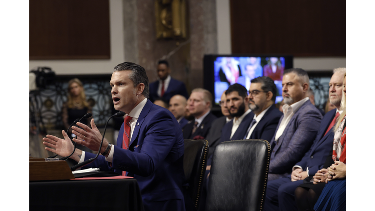 Confirmation Hearing Held For Secretary Of Defense Nominee Pete Hegseth