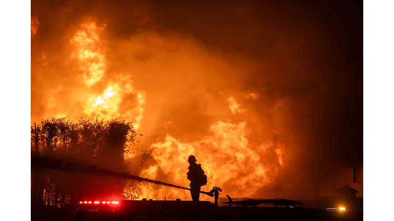 Powerful Winds Fuel Multiple Fires Across Los Angeles Area