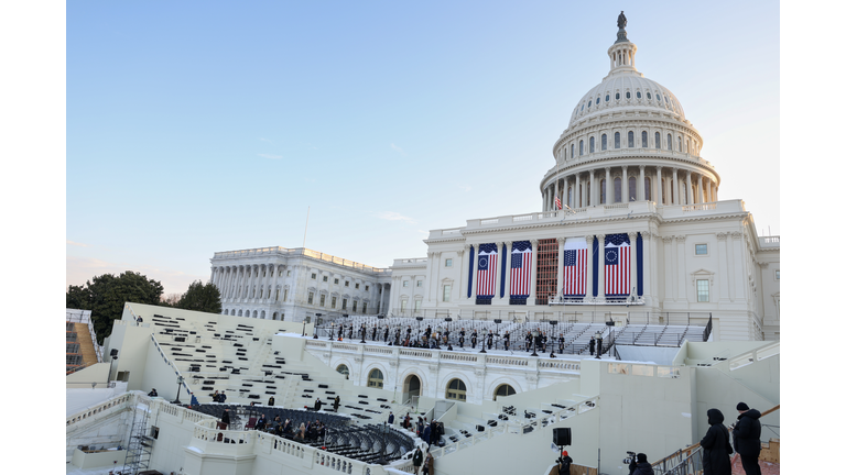 Inauguration Ceremony Rehearsal Takes Place In Nation's Capital