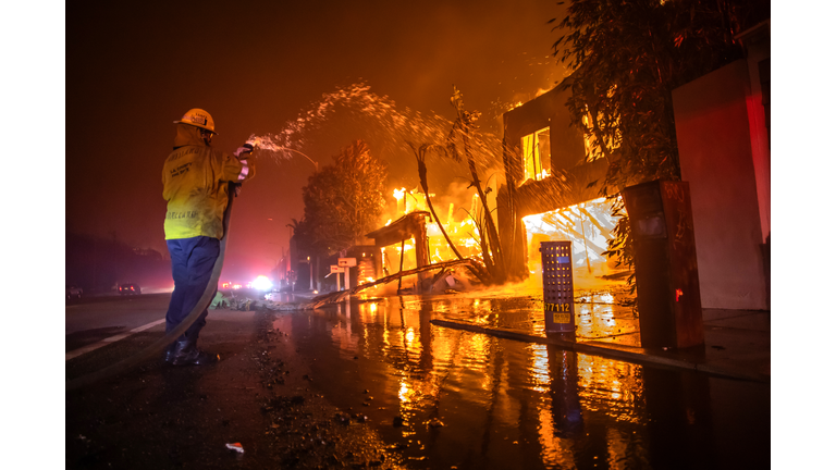 Powerful Winds Fuel Multiple Fires Across Los Angeles Area