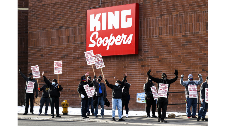 Workers At Grocery Chain King Soopers Go On Strike