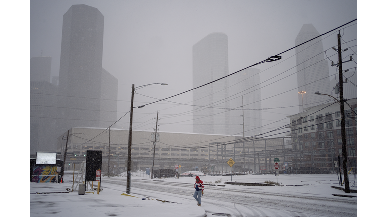 Large Winter Storm Brings Rare Snowfall To Large Swath Of Southern States