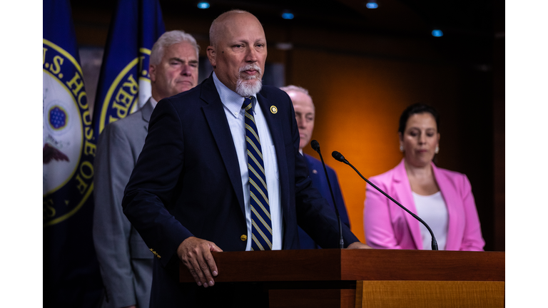 Speaker Johnson Speaks To The Press On Capitol Hill