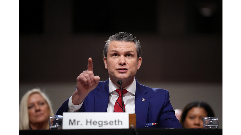 Confirmation Hearing Held For Secretary Of Defense Nominee Pete Hegseth