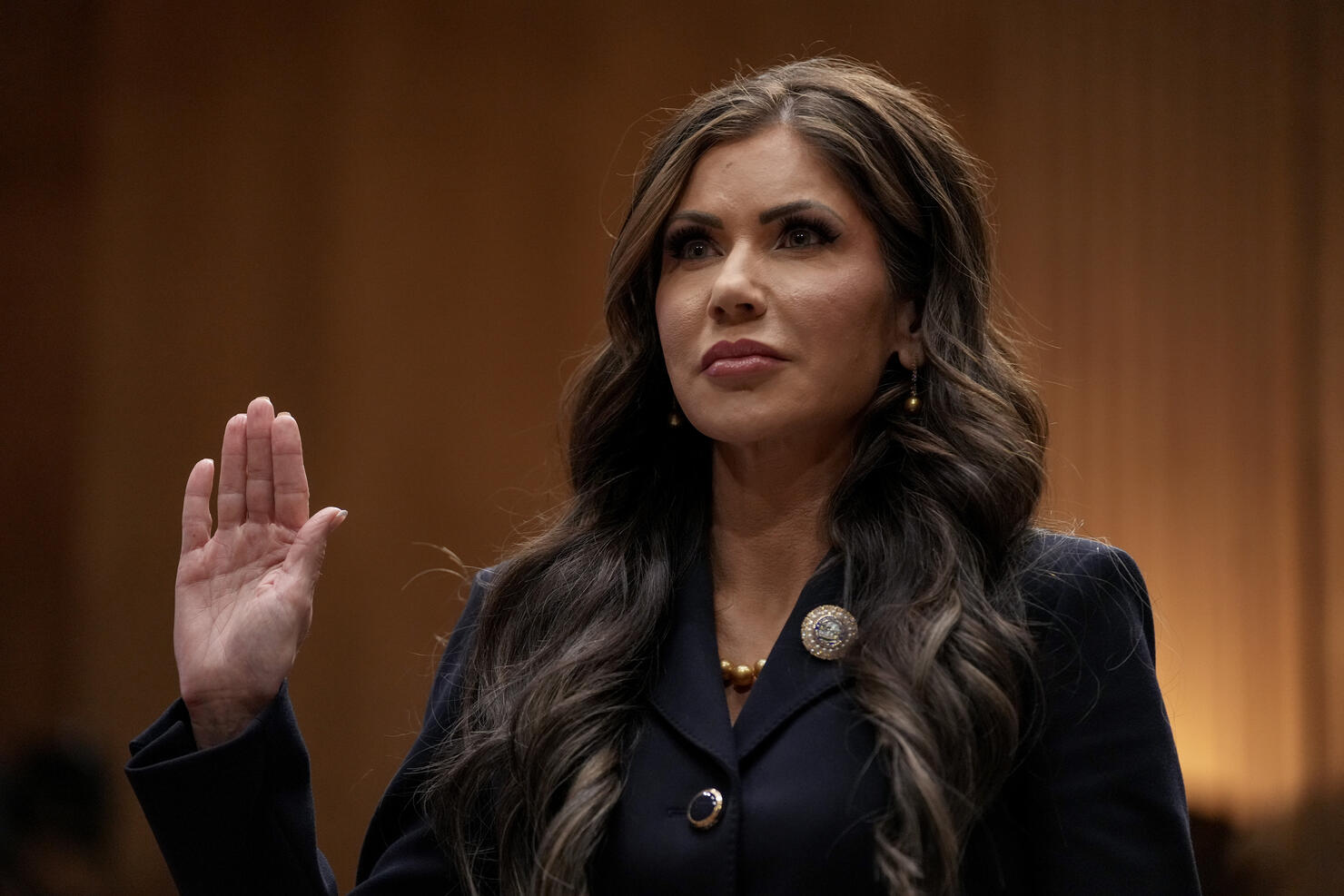 Senate Confirmation Hearing Considers Kristi Noem For DHS Secretary