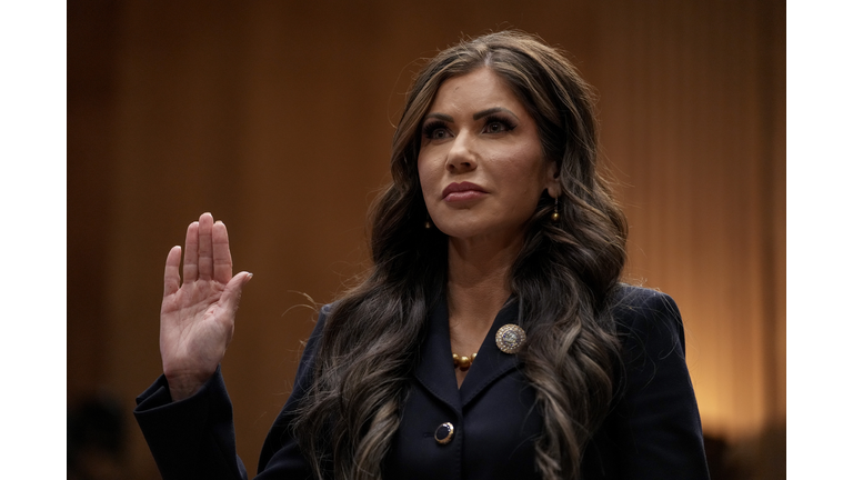 Senate Confirmation Hearing Considers Kristi Noem For DHS Secretary