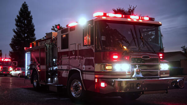 Driver Cuts Off Fire Truck, Causing Accident That Injured 3 Firefighters