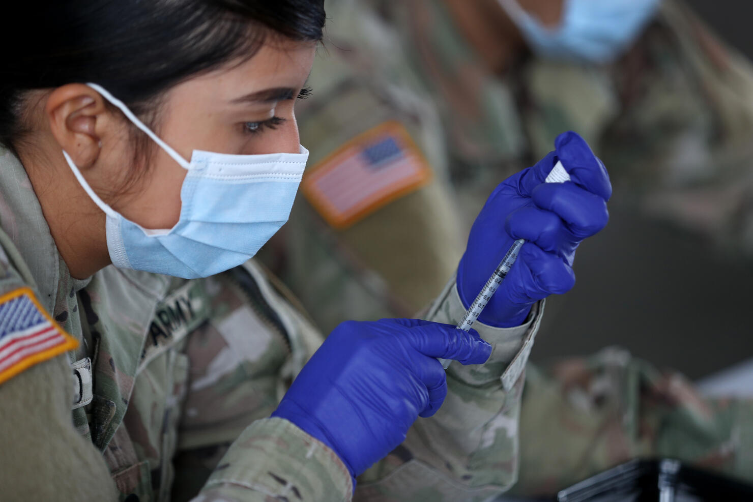 Floridians Get COVID-19 Vaccine At FEMA Vaccination Site In Miami Area