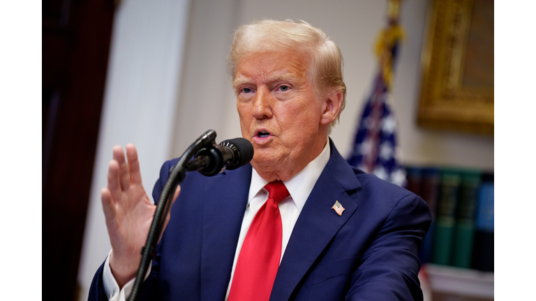 President Trump Delivers Remarks, Announces Infrastructure Plan At White House